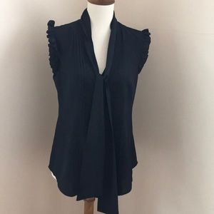 Guess Black Sleeves Blouse